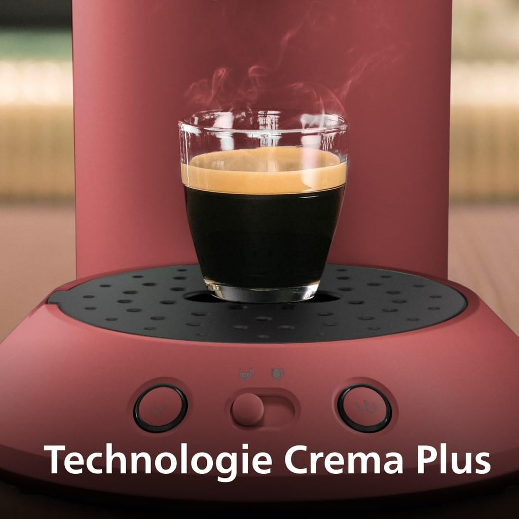 SENSEO Original Plus Rouge Tendre - Machine à Dosettes CSA210/35