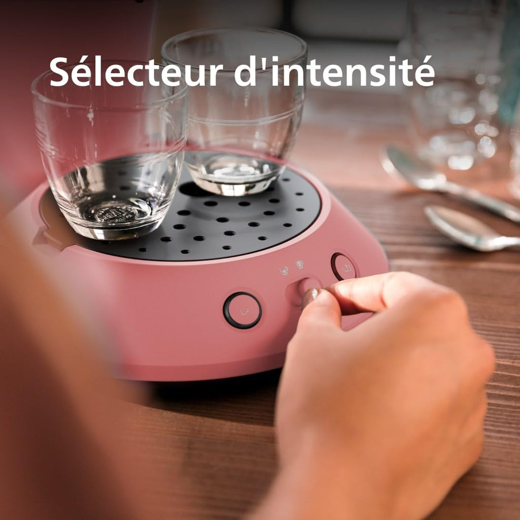 SENSEO Original Plus Rouge Tendre - Machine à Dosettes CSA210/35