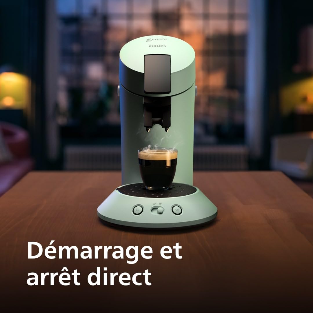 SENSEO Original Plus Vert Désert - Machine à Dosettes CSA210/80