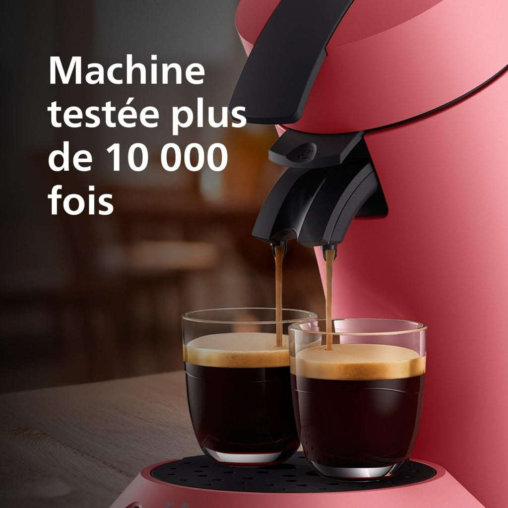 SENSEO Original Plus Rouge Tendre - Machine à Dosettes CSA210/35