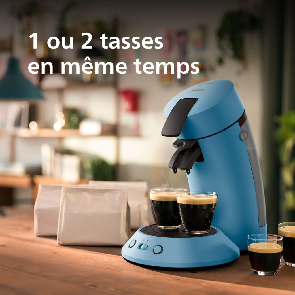 SENSEO Original Plus Bleu Paon - Machine à Dosettes CSA210/00