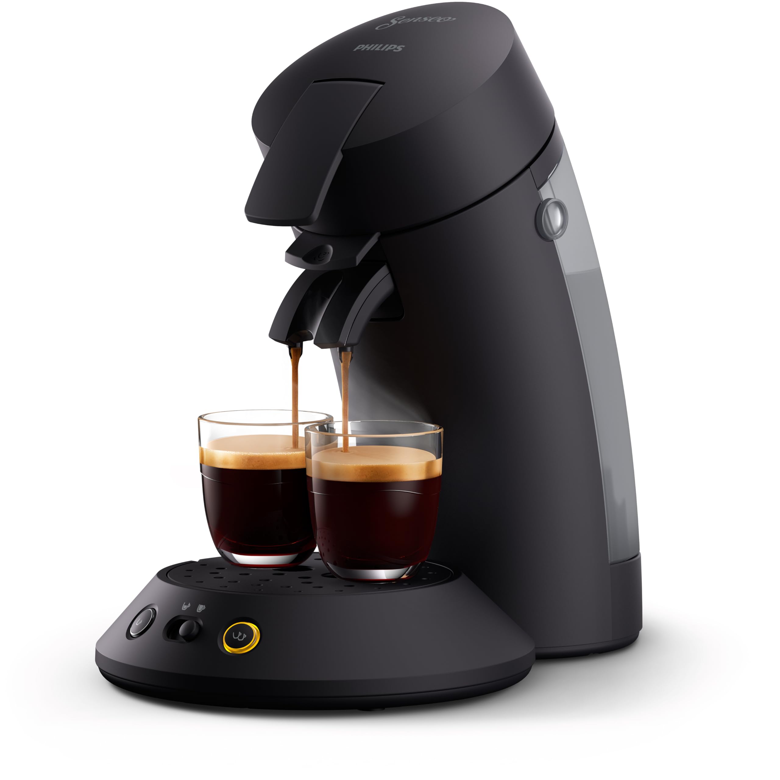 SENSEO Original Plus Noir Intense - Cafetière à Dosettes CSA210/61