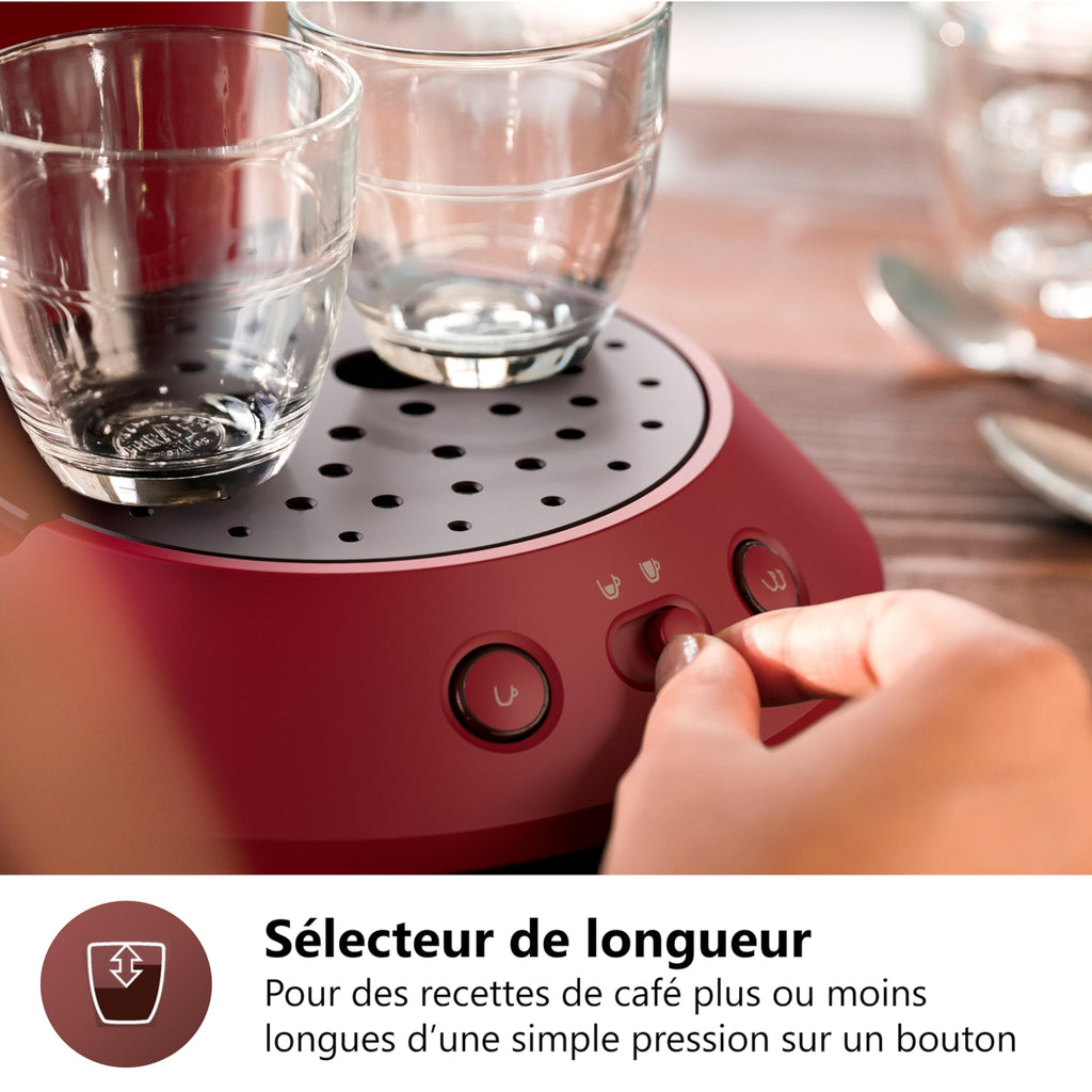 SENSEO Original Plus Rouge - Machine à Dosettes CSA210/91